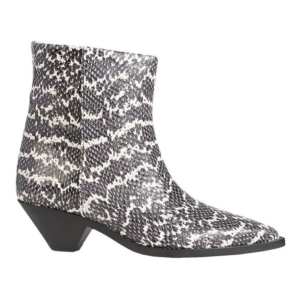 Isabel Marant Shoes - NWT Isabel Marant Snakeskin Print Ankle Boots Black Women's Size 37 / US 6.5